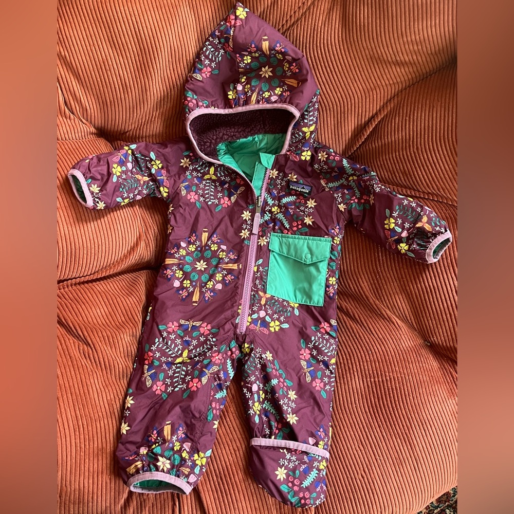 Patagonia Infant Reversible Puff-Ball Bunting 0-3